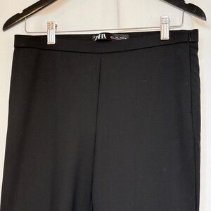 Zara Black Fitted Dress Pants Women's Large